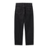 Carhartt WIP Aaron Pant - Black Stone Washed - Streetart.fr