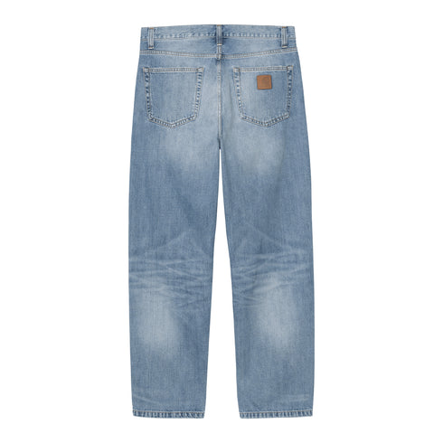 Carhartt WIP Aaron Pant - Blue Burst Washed - Streetart.fr