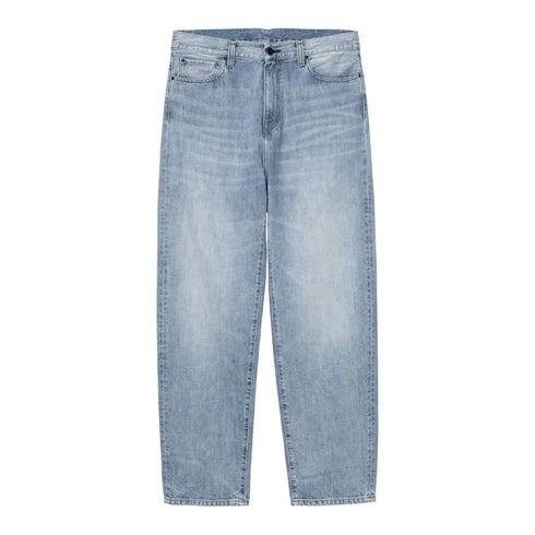 Carhartt WIP Aaron Pant - Blue Burst Washed - Streetart.fr
