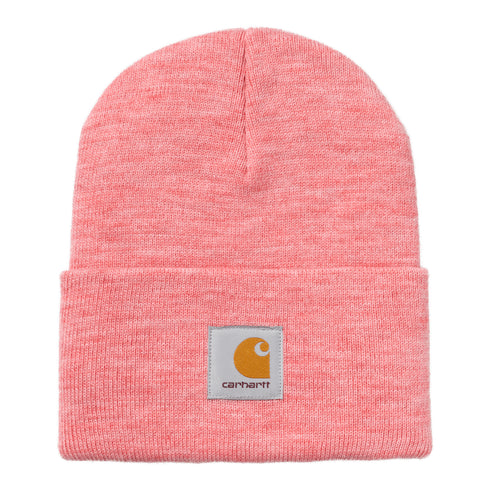 Carhartt WIP Acrylic Watch Hat Dusty Rose Heather - Streetart.fr