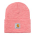 Carhartt WIP Acrylic Watch Hat Dusty Rose Heather - Streetart.fr