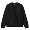 Carhartt Wip American Script Sweatshirt - Black - Streetart.fr
