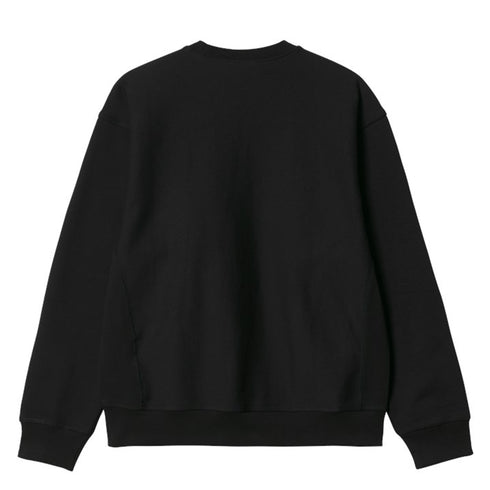 Carhartt Wip American Script Sweatshirt - Black - Streetart.fr