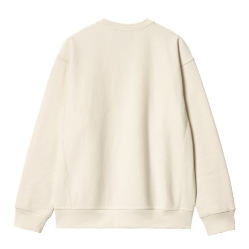 Carhartt Wip American Script Sweatshirt - Natural - Streetart.fr
