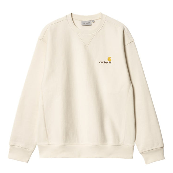 Carhartt Wip American Script Sweatshirt - Natural - Streetart.fr