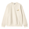 Carhartt Wip American Script Sweatshirt - Natural - Streetart.fr