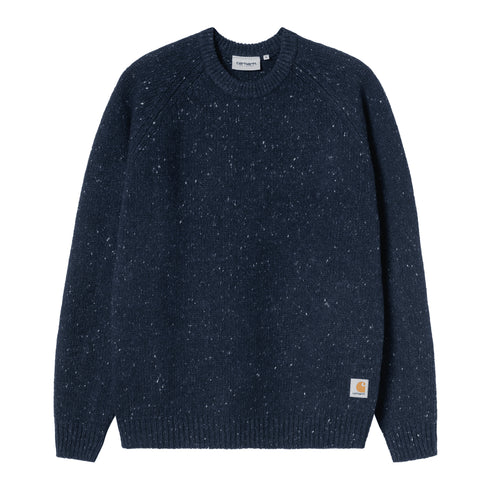 Carhartt WIP Angilistic Sweater - Speckled Jupiter - Streetart.fr