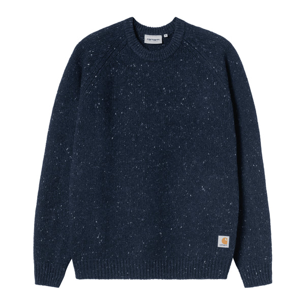 Carhartt WIP Angilistic Sweater - Speckled Jupiter — sweatshirt