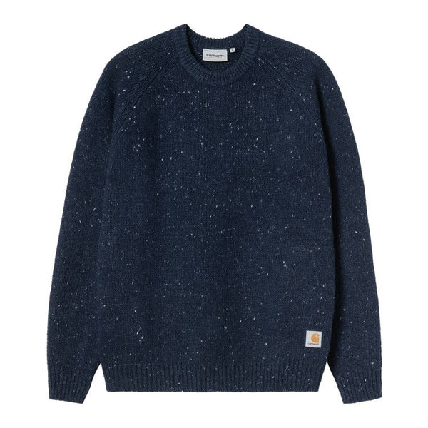 Carhartt Wip Angilistic Sweater Sweatshirt - Speckled Jupiter - Streetart.fr
