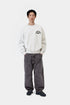 Carhartt Wip Arch Script Sweat - Ash Heather / Dark Navy Stone Washed - I037266_11T_06