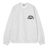 Carhartt WIP Arch Script Sweat - Ash Heather / Dark Navy Stone Washed - Streetart.fr
