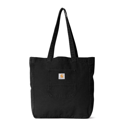 Carhartt WIP Bayfiled Tote Bag - Black Stone Canvas - Streetart.fr