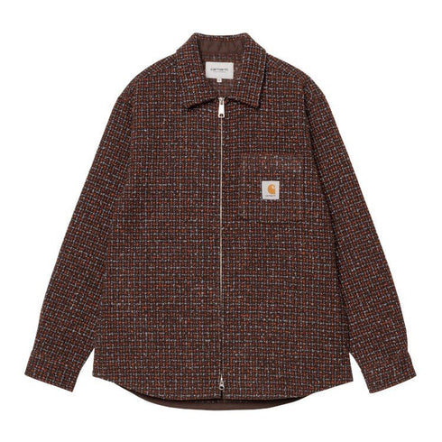 Carhartt Wip Bellamy Shirt Jacket - Check Tobacco - Streetart.fr