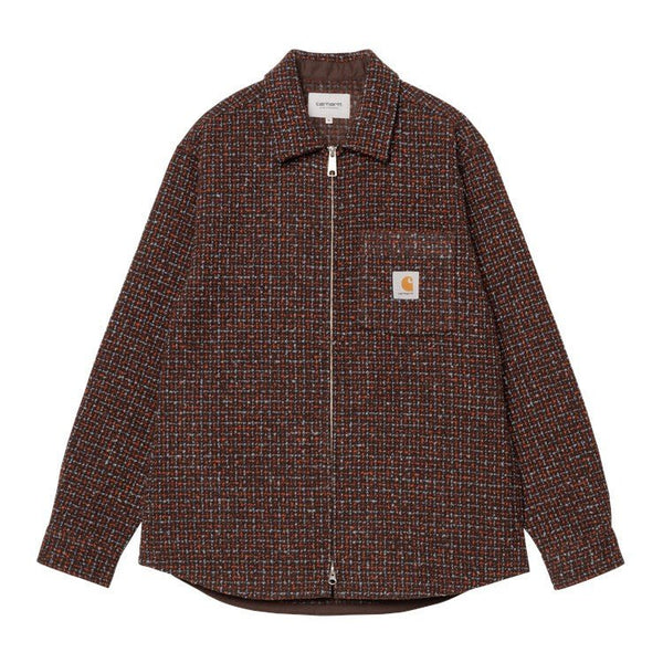 Carhartt Wip Bellamy Shirt Jacket - Check Tobacco - Streetart.fr