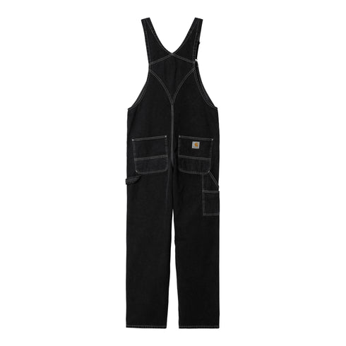 Carhartt WIP Bib Overall Black Stone Washed - Streetart.fr