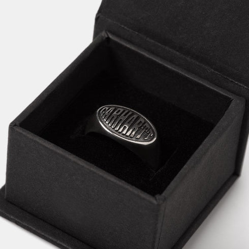 Carhartt Wip Big Time Ring Sterling Silver - Streetart.fr