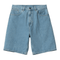 Carhartt Wip Bradon Short - Blue Stone Bleached - Streetart.fr