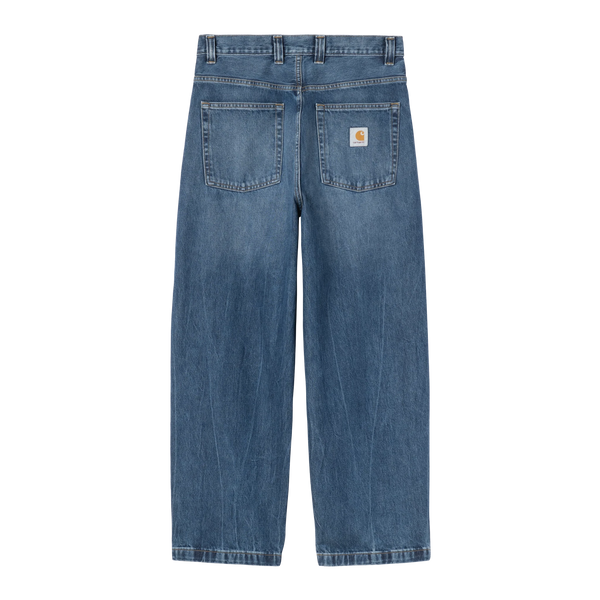 Carhartt WIP Brandon Pant - Blue Marble Used Wash - Streetart.fr