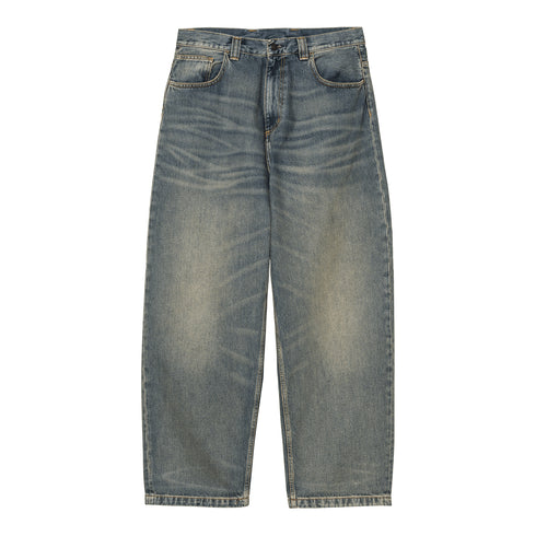 Carhartt WIP Brandon Pant- Blue Worn Used Wash - Streetart.fr
