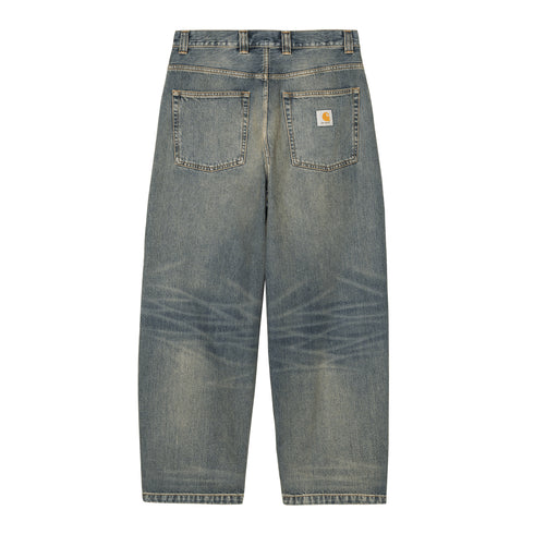 Carhartt WIP Brandon Pant- Blue Worn Used Wash - Streetart.fr