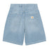 Carhartt WIP Brandon Short - Blue Light True Washed - Streetart.fr