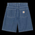 Carhartt Wip Brandon Short - Blue Stone Washed - Streetart.fr