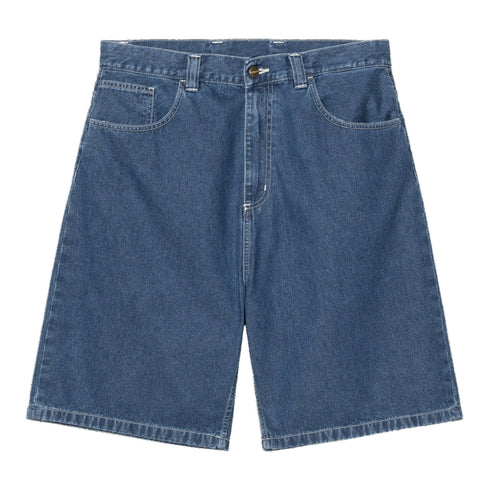 Carhartt WIP Brandon Short - Blue Stone Washed - Streetart.fr