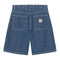 Carhartt WIP Brandon Short - Blue Stone Washed - Streetart.fr