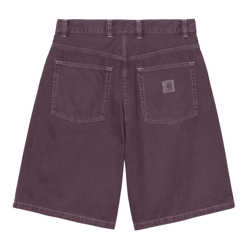 Carhartt WIP Brandon Short - Cozy Purple Stone Dyed - Streetart.fr