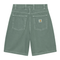 Carhartt WIP Brandon Short - Velvet Green Stone Dyed - Streetart.fr