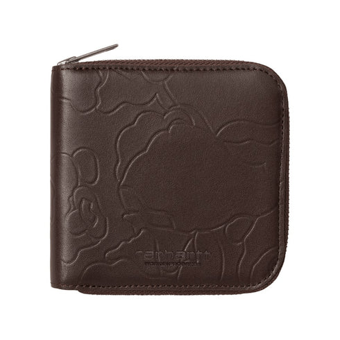 Carhartt Wip Camo Duck Wallet - Palisander / Silver - Streetart.fr