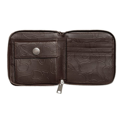 Carhartt Wip Camo Duck Wallet - Palisander / Silver - Streetart.fr