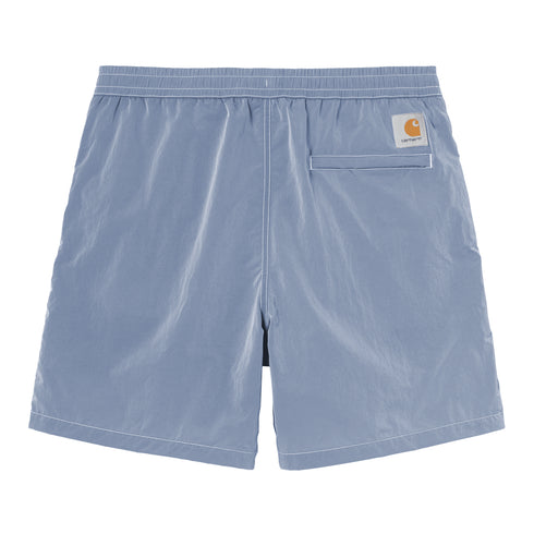 Carhartt WIP Canby Swim Trunks - Gentle Blue / White - Streetart.fr
