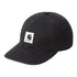 Carhartt WIP Canvas Cap - Black Stone Washed - Streetart.fr