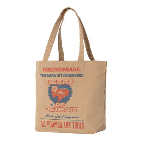 Carhartt WIP Canvas Graphic Tote Bag - Arcan Print Dusty H Brown - Streetart.fr