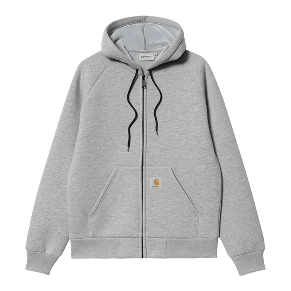 Carhartt WIP Car-Lux Hooded Jacket - Grey Heather / Grey — veste