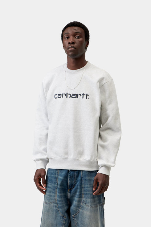 Carhartt Wip Carhartt Sweat - Ash Heather / Graphite - I030546_3Z5_XX