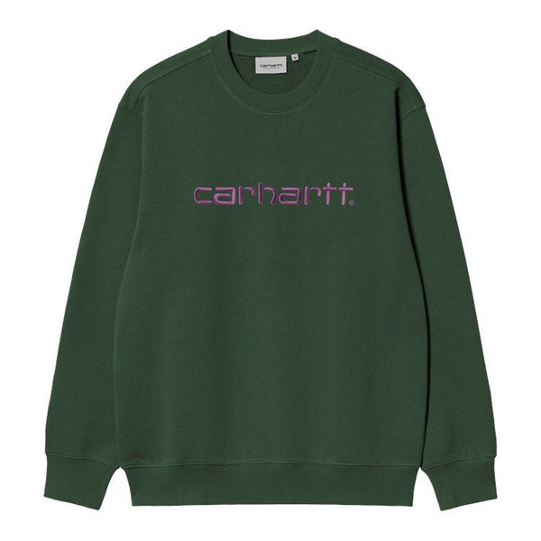 Carhartt Wip Carhartt Sweatshirt - Sycamore Tree / Phlox - Streetart.fr
