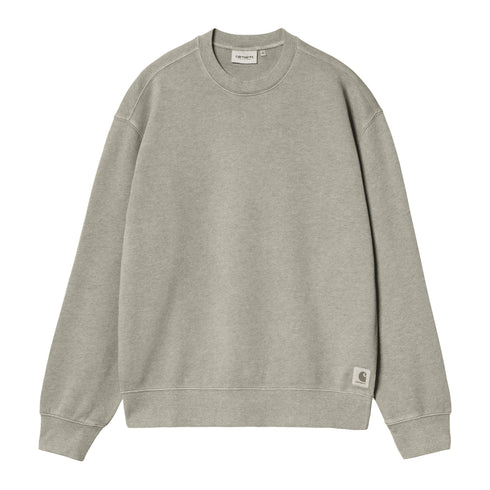 Carhartt WIP Caspian Sweat - Shady Green Heather Garmend Dyed - Streetart.fr