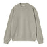 Carhartt WIP Caspian Sweat - Shady Green Heather Garmend Dyed - Streetart.fr