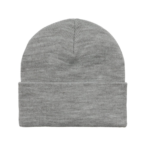 Carhartt WIP Chase Beanie - Grey Heather / Gold - Streetart.fr