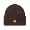Carhartt WIP Chase Beanie - Palisander / Gold - Streetart.fr
