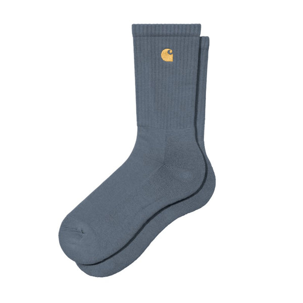 Carhartt Wip Chase Socks - Angelite / Gold - Streetart.fr