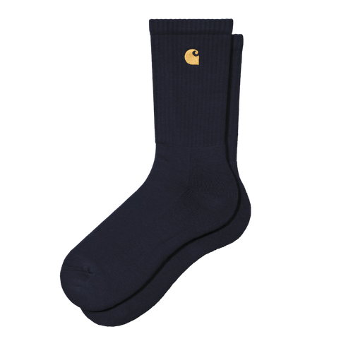 Carhartt WIP Chase Socks - Dark Navy / Gold - I036747_00H_XX