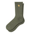 Carhartt WIP Chase Socks - Leaf / Gold - Streetart.fr
