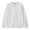 Carhartt WIP Chase Sweat Crew - Ash Heather / Gold - Streetart.fr