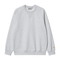 Carhartt Wip Chase Sweat Crew Ash Heather / Gold - Streetart.fr