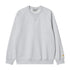 Carhartt Wip Chase Sweat Crew Ash Heather / Gold - Streetart.fr