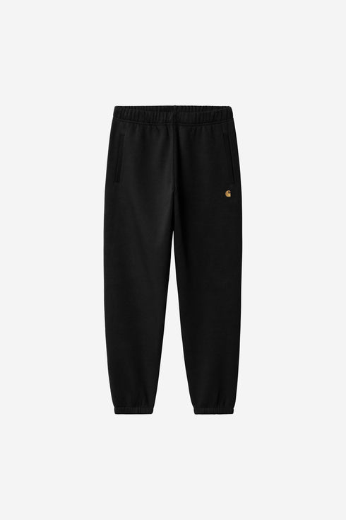 Carhartt Wip Chase Sweat Pant - Black / Gold - I037458_00F_XX