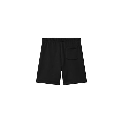 Carhartt WIP Chase Sweat Short - Black / Gold - Streetart.fr
